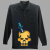 Long Sleeve Silk Touch Polo with Pocket Thumbnail