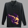 Long Sleeve Silk Touch Polo with Pocket Thumbnail