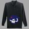 Long Sleeve Silk Touch Polo with Pocket Thumbnail