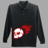 Long Sleeve Silk Touch Polo with Pocket Thumbnail
