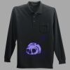 Long Sleeve Silk Touch Polo with Pocket Thumbnail