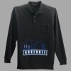 Long Sleeve Silk Touch Polo with Pocket Thumbnail