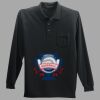 Long Sleeve Silk Touch Polo with Pocket Thumbnail