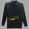 Long Sleeve Silk Touch Polo with Pocket Thumbnail