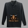 Long Sleeve Silk Touch Polo with Pocket Thumbnail