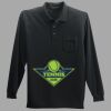 Long Sleeve Silk Touch Polo with Pocket Thumbnail