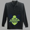 Long Sleeve Silk Touch Polo with Pocket Thumbnail