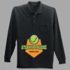 Long Sleeve Silk Touch Polo with Pocket Thumbnail