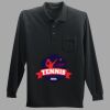 Long Sleeve Silk Touch Polo with Pocket Thumbnail