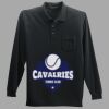 Long Sleeve Silk Touch Polo with Pocket Thumbnail
