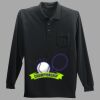 Long Sleeve Silk Touch Polo with Pocket Thumbnail