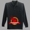 Long Sleeve Silk Touch Polo with Pocket Thumbnail