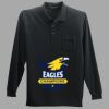Long Sleeve Silk Touch Polo with Pocket Thumbnail