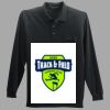 Long Sleeve Silk Touch Polo with Pocket Thumbnail