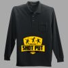Long Sleeve Silk Touch Polo with Pocket Thumbnail