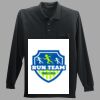 Long Sleeve Silk Touch Polo with Pocket Thumbnail