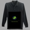 Long Sleeve Silk Touch Polo with Pocket Thumbnail