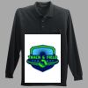 Long Sleeve Silk Touch Polo with Pocket Thumbnail