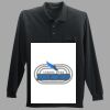 Long Sleeve Silk Touch Polo with Pocket Thumbnail