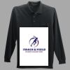 Long Sleeve Silk Touch Polo with Pocket Thumbnail