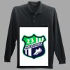 Long Sleeve Silk Touch Polo with Pocket Thumbnail