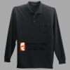 Long Sleeve Silk Touch Polo with Pocket Thumbnail