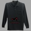 Long Sleeve Silk Touch Polo with Pocket Thumbnail