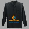 Long Sleeve Silk Touch Polo with Pocket Thumbnail