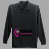Long Sleeve Silk Touch Polo with Pocket Thumbnail