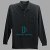 Long Sleeve Silk Touch Polo with Pocket Thumbnail