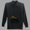 Long Sleeve Silk Touch Polo with Pocket Thumbnail