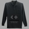 Long Sleeve Silk Touch Polo with Pocket Thumbnail
