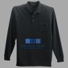 Long Sleeve Silk Touch Polo with Pocket Thumbnail