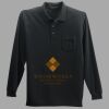 Long Sleeve Silk Touch Polo with Pocket Thumbnail