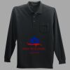 Long Sleeve Silk Touch Polo with Pocket Thumbnail