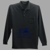 Long Sleeve Silk Touch Polo with Pocket Thumbnail