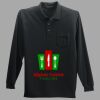 Long Sleeve Silk Touch Polo with Pocket Thumbnail