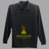 Long Sleeve Silk Touch Polo with Pocket Thumbnail