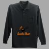Long Sleeve Silk Touch Polo with Pocket Thumbnail