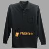 Long Sleeve Silk Touch Polo with Pocket Thumbnail