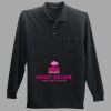 Long Sleeve Silk Touch Polo with Pocket Thumbnail