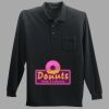 Long Sleeve Silk Touch Polo with Pocket Thumbnail