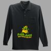 Long Sleeve Silk Touch Polo with Pocket Thumbnail