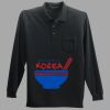 Long Sleeve Silk Touch Polo with Pocket Thumbnail
