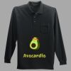 Long Sleeve Silk Touch Polo with Pocket Thumbnail