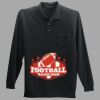 Long Sleeve Silk Touch Polo with Pocket Thumbnail