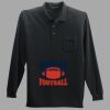 Long Sleeve Silk Touch Polo with Pocket Thumbnail