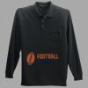 Long Sleeve Silk Touch Polo with Pocket Thumbnail