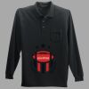 Long Sleeve Silk Touch Polo with Pocket Thumbnail