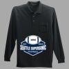 Long Sleeve Silk Touch Polo with Pocket Thumbnail